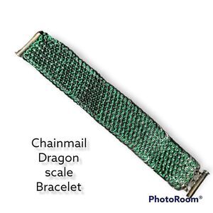 Dragon Scale Chainmail Bracelet (N147)